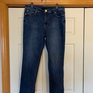 7 Seven Straight Sassy Dark Wash Jeans Size 18